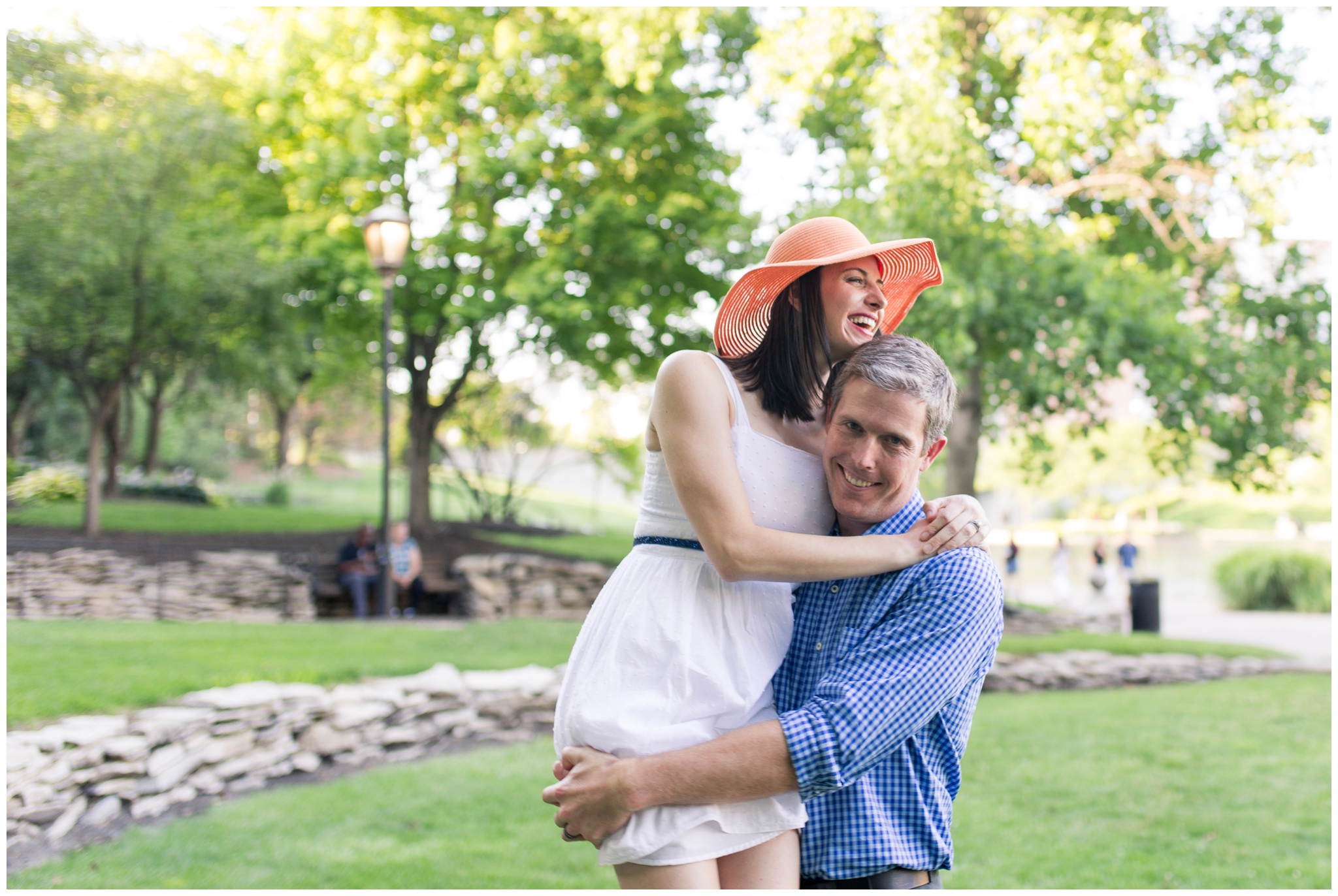 Fun couple photo session in downtown Indianapolis