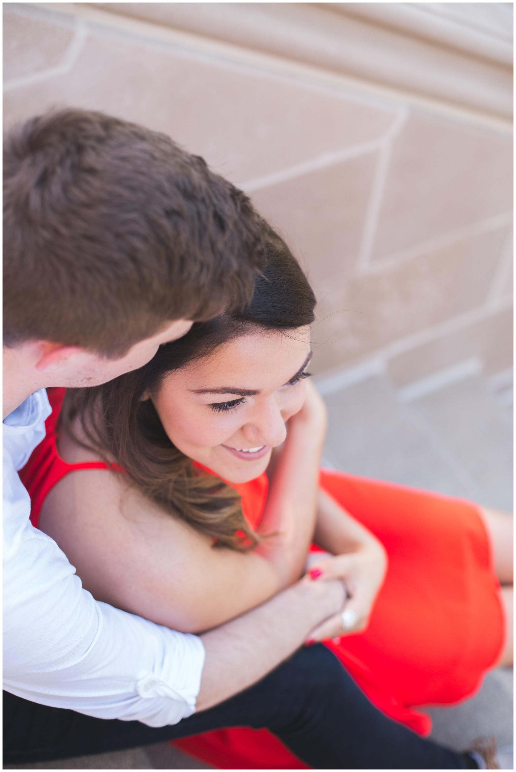 Muncie Indiana engagement session at Ball State University