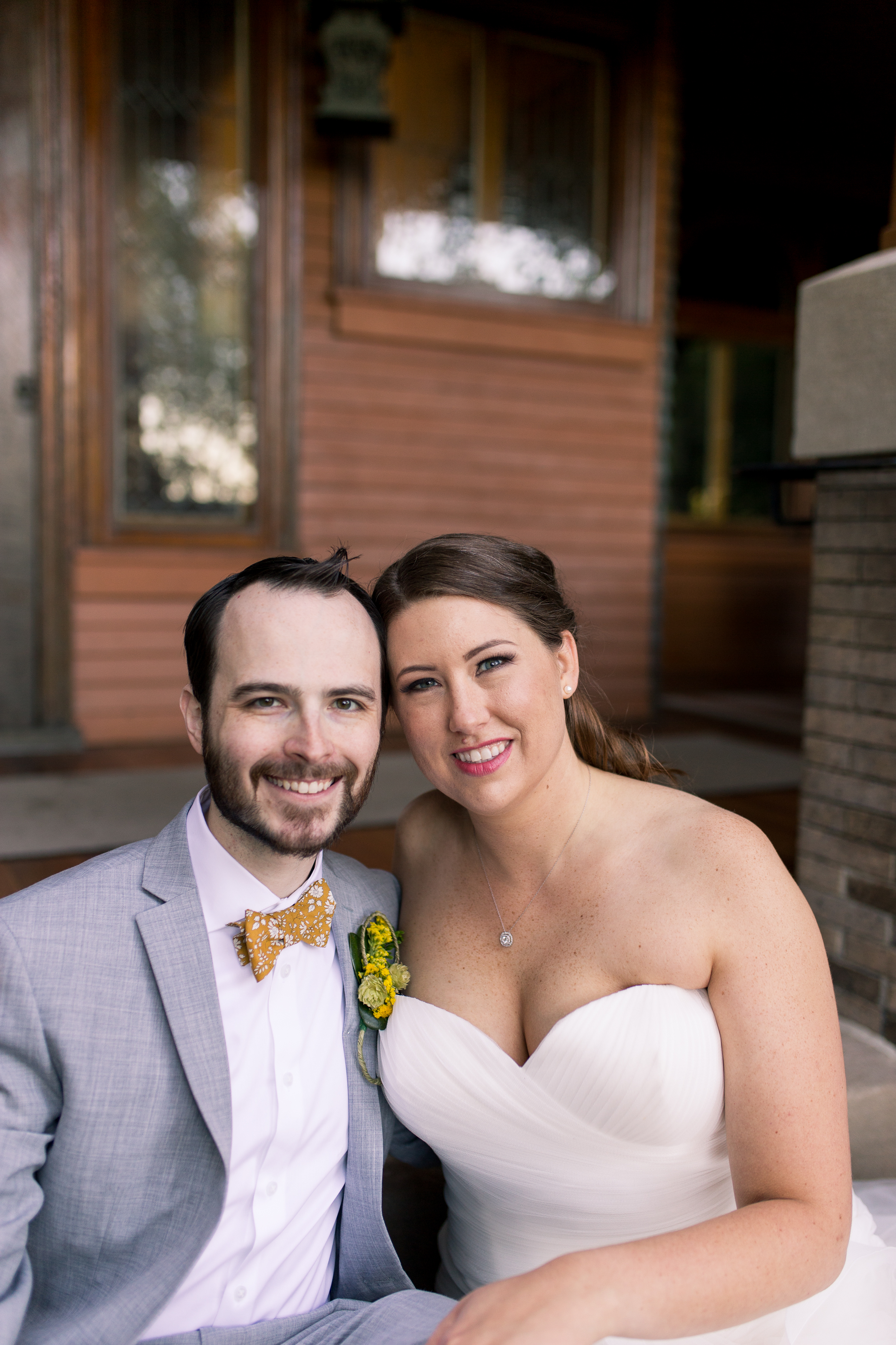 bride and groom at Minnetrista in Muncie Indiana wedding photographer