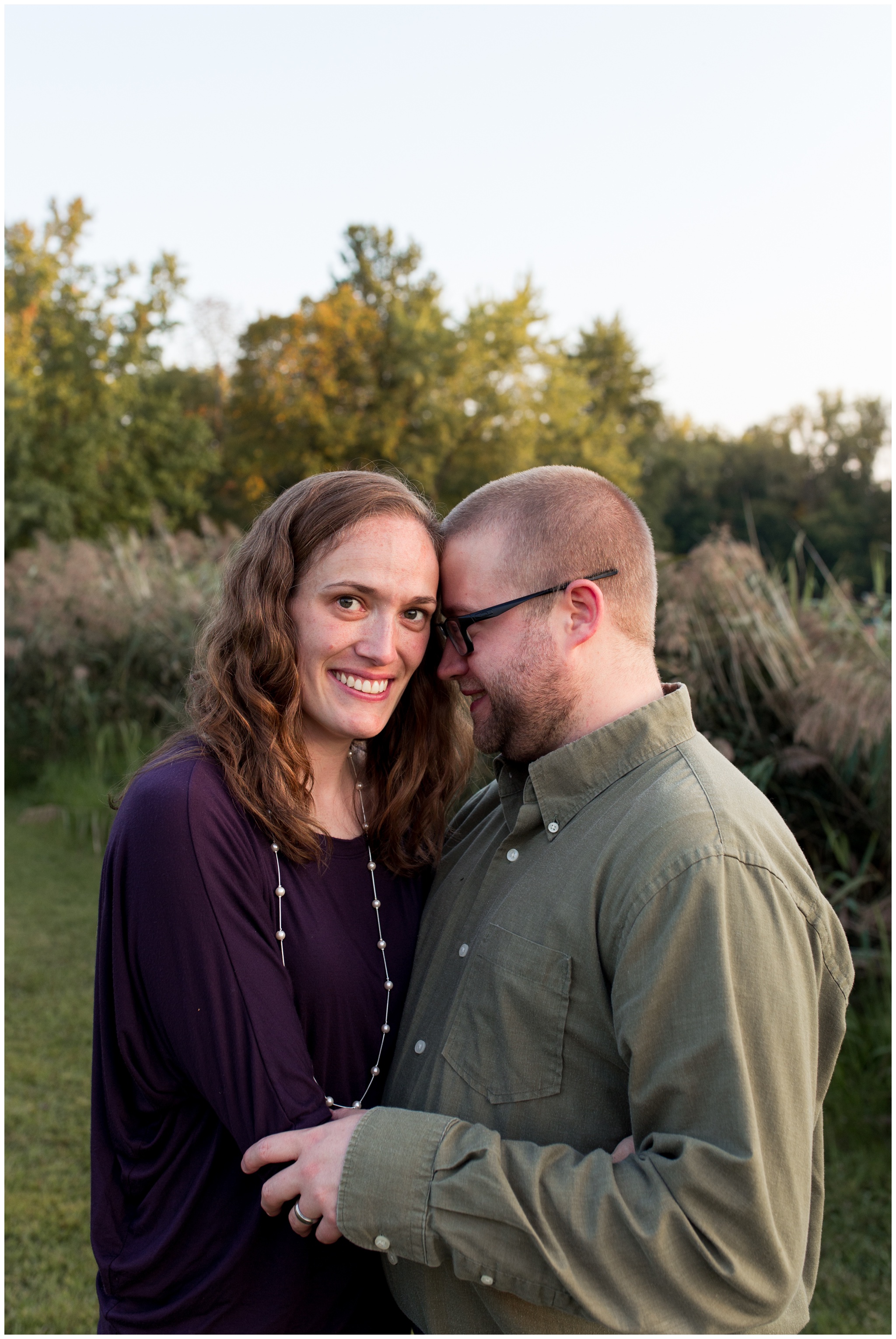 couples portraits at Wildcat Creek Reservoir Park in Kokomo Indiana
