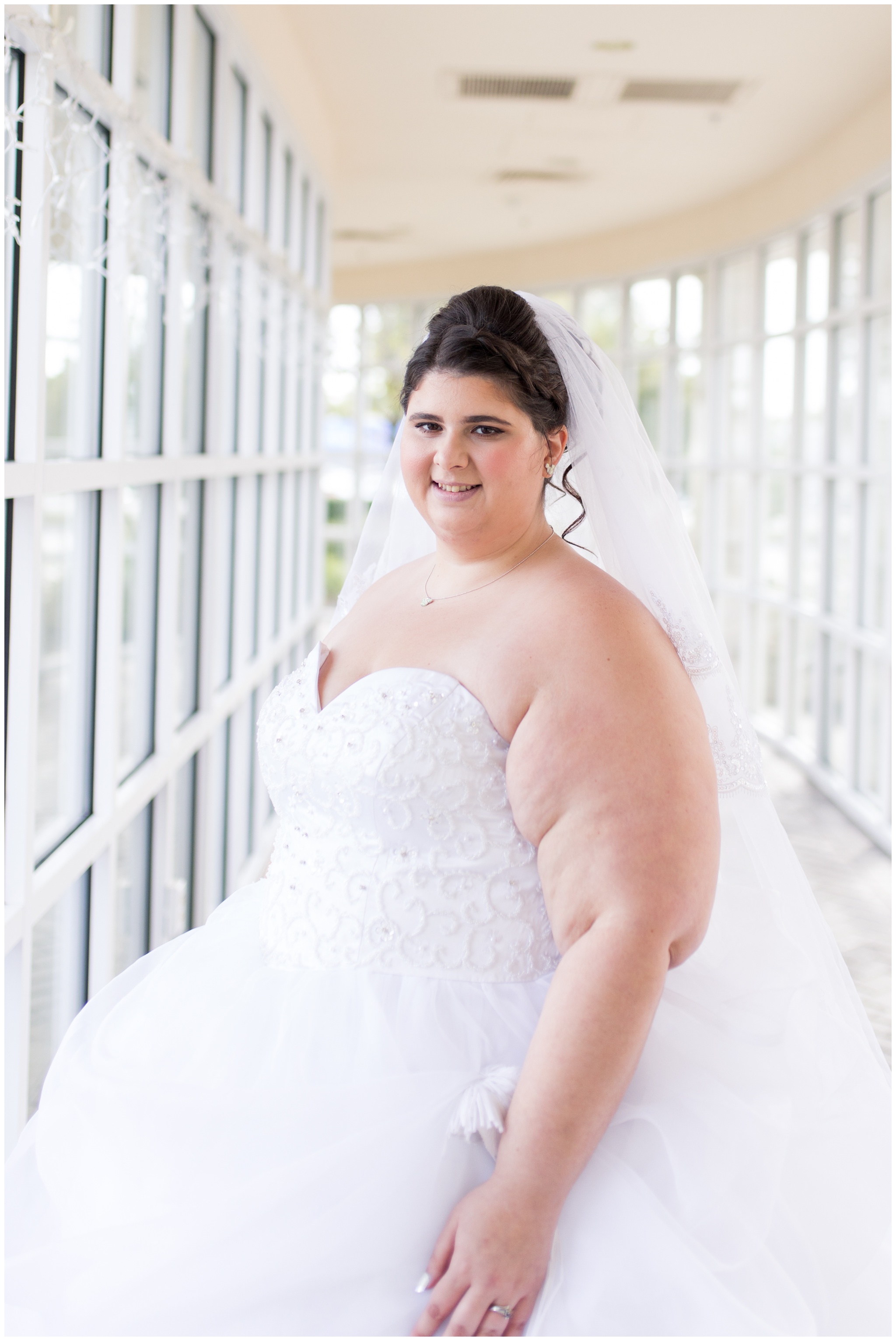 bride portraits at Community Life Center in Indianapolis Indiana
