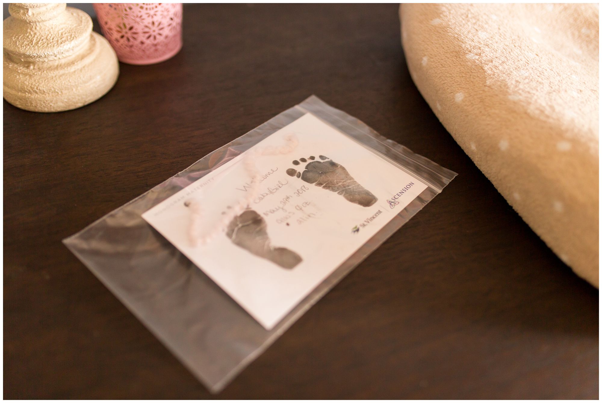 newborn footprint details