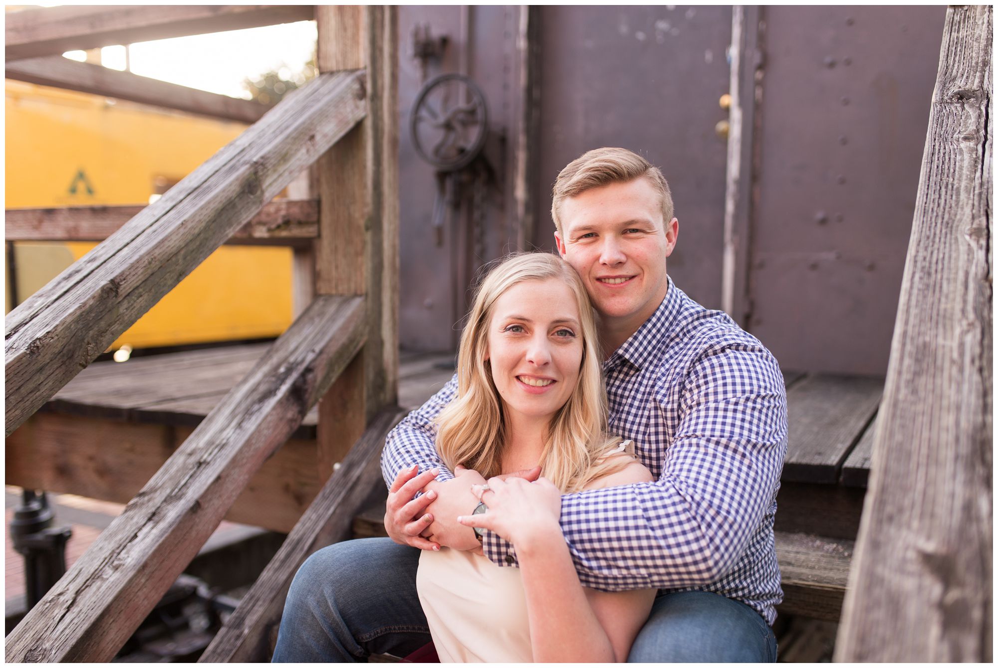 Issaquah Washington engagement session at Issaquah Depot Museum // Autumn Howell Photography