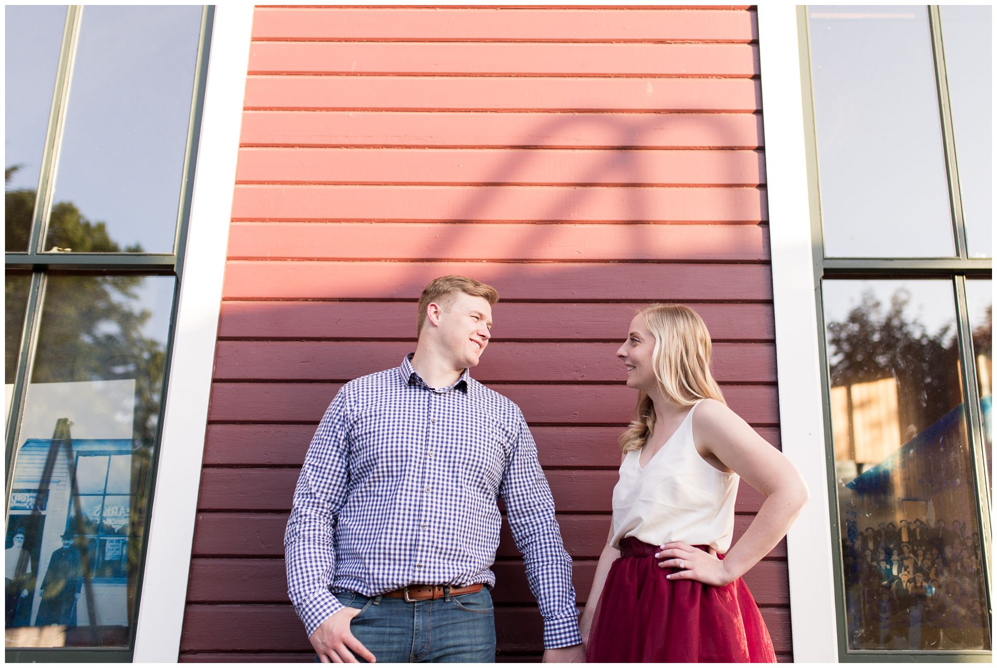 Issaquah Washington engagement session at Issaquah Depot Museum // Autumn Howell Photography