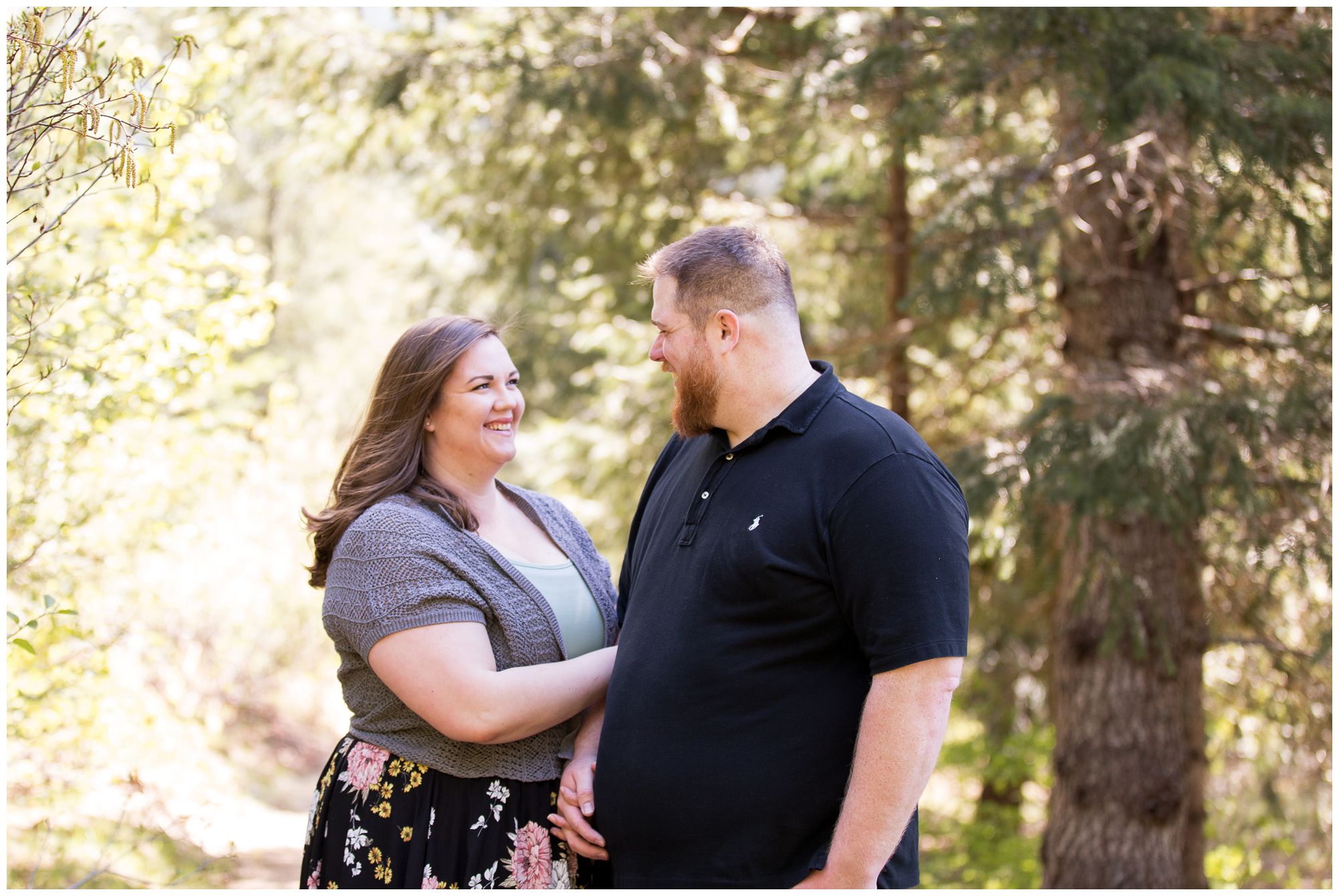 Seattle WA engagement session at Gold Creek Pond