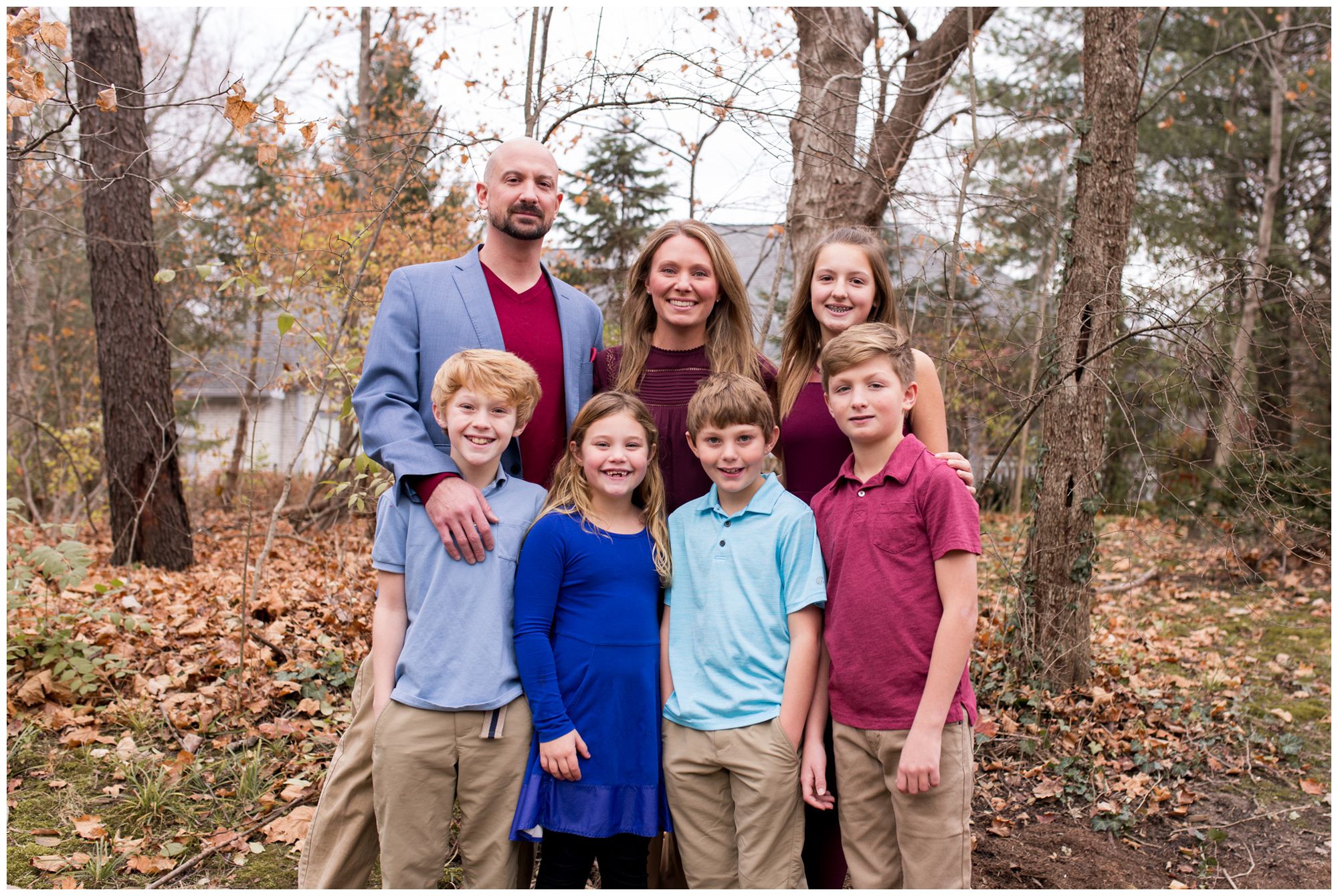 holiday extended family session with Indianapolis family photographer