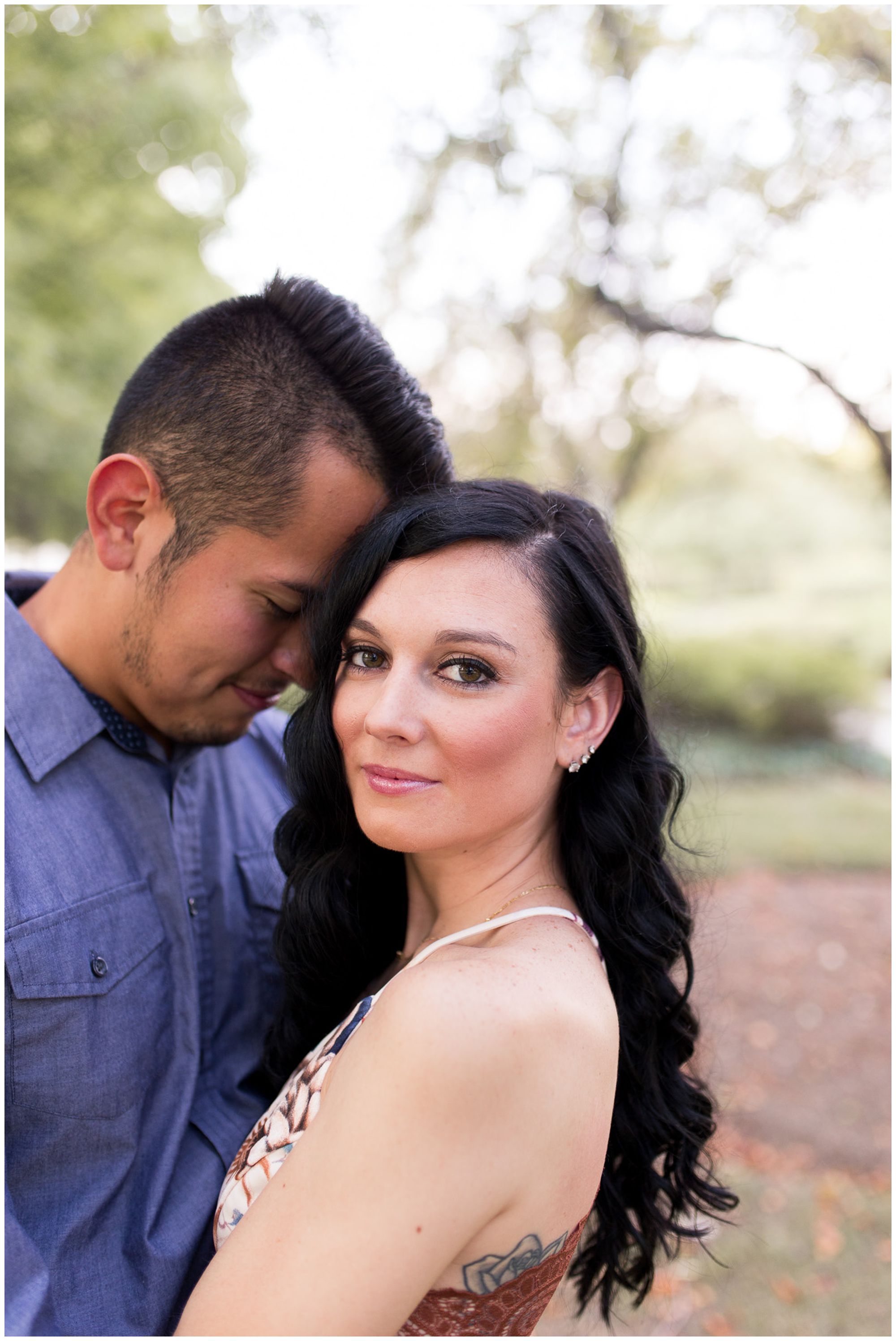 engagement session at Headwaters Park in Fort Wayne