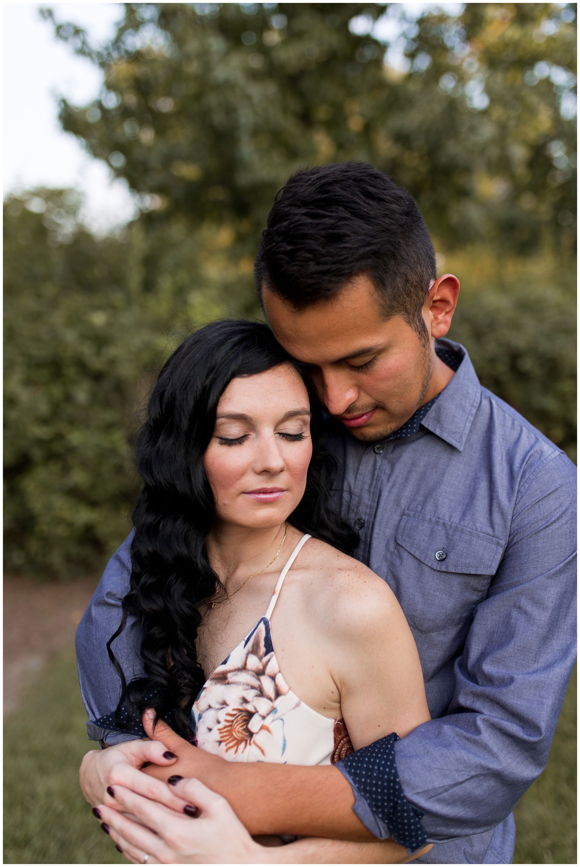 engagement session at Headwaters Park in Fort Wayne