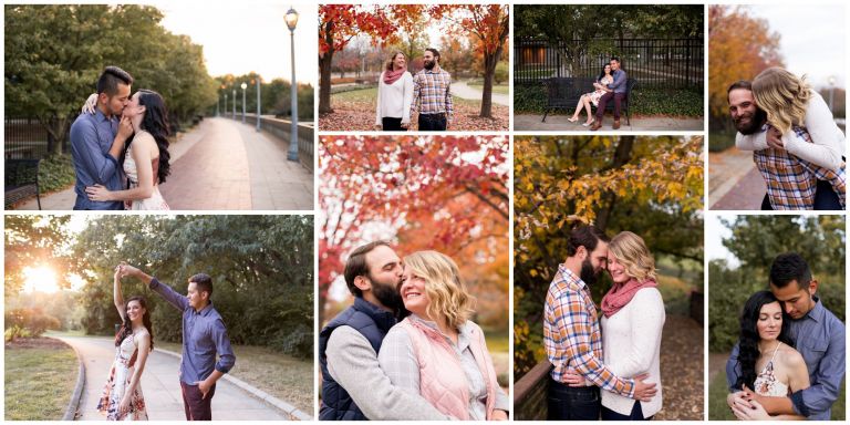 Fort Wayne engagement session at Headwaters Park
