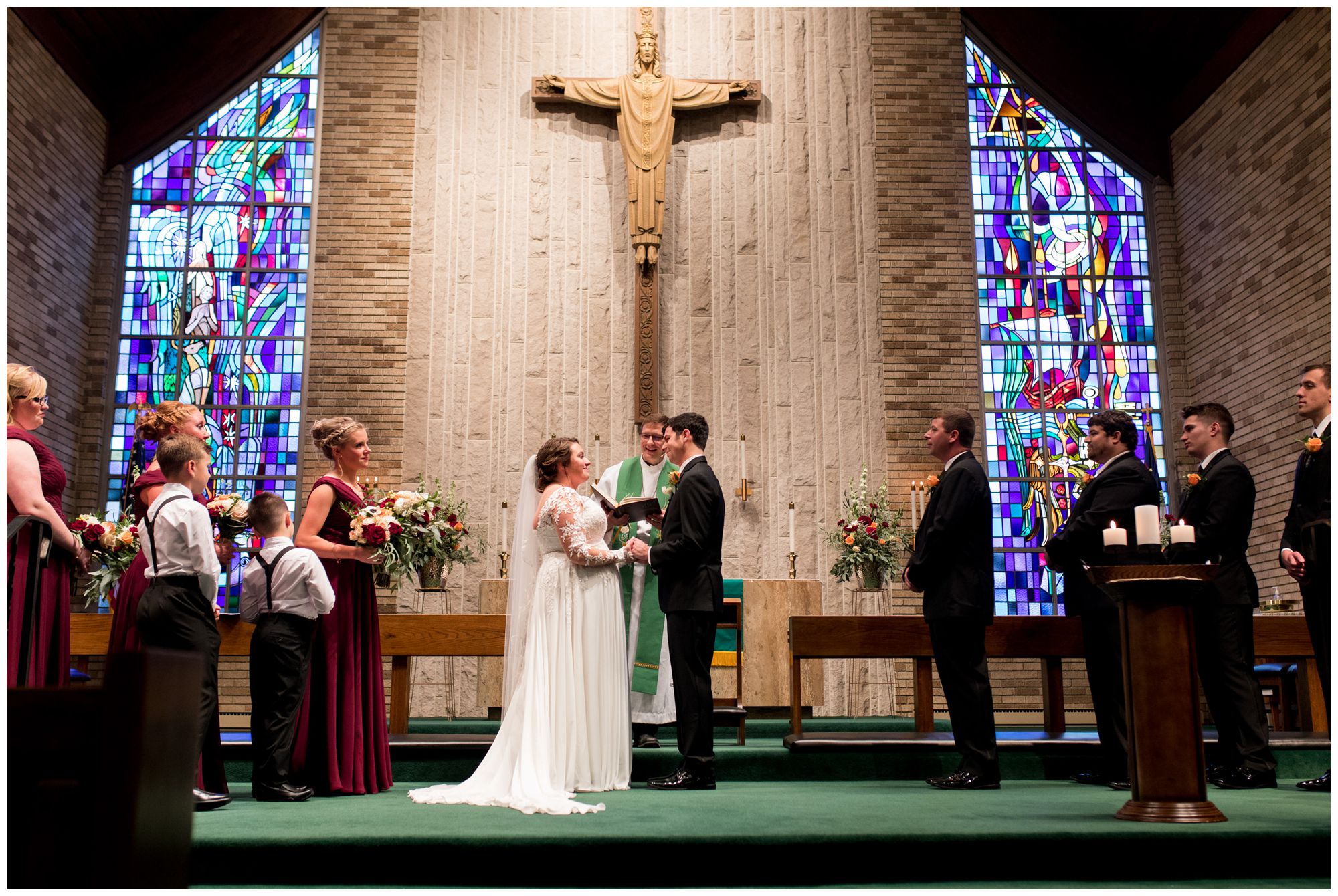Zion Lutheran Church Decatur Indiana wedding ceremony