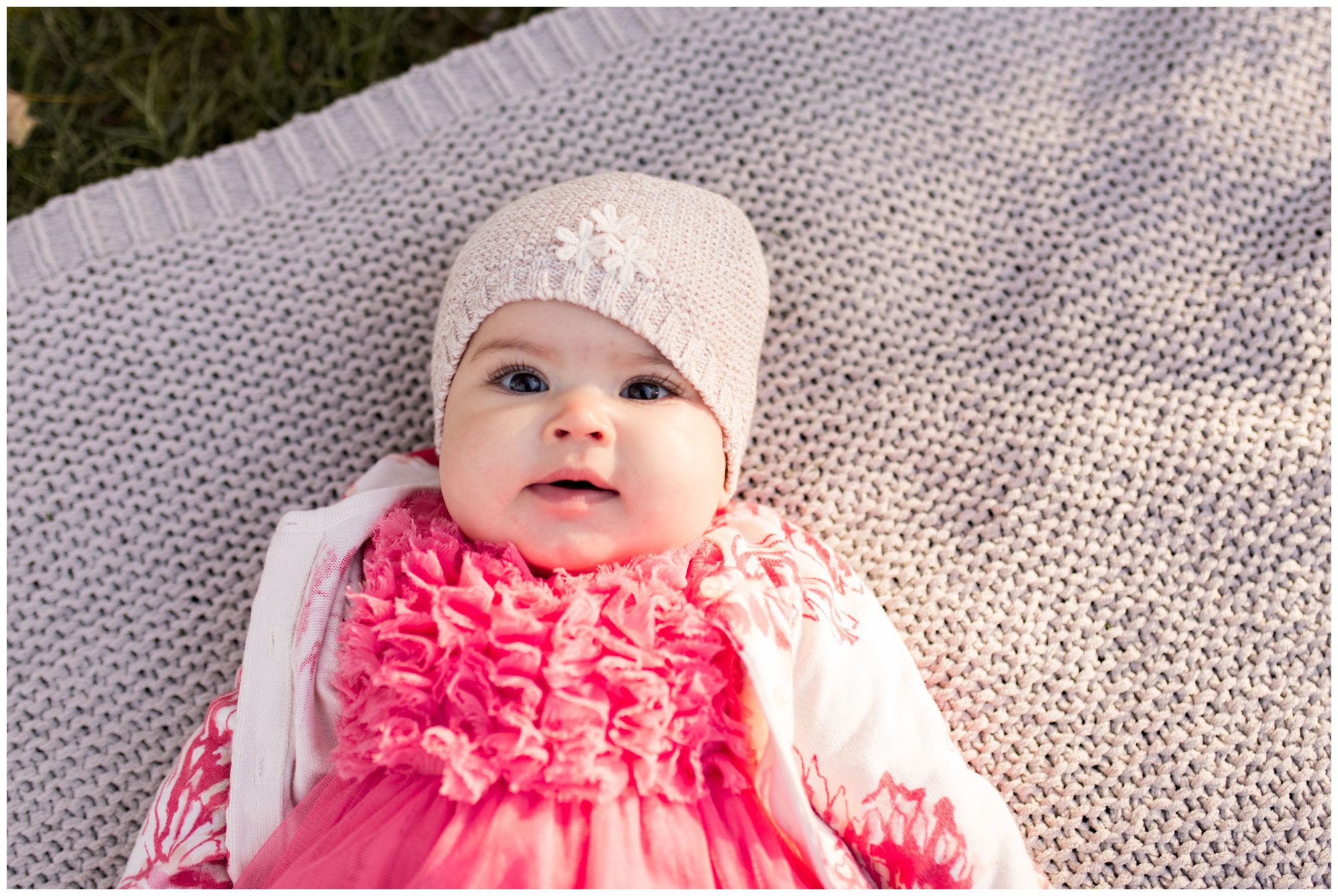 6 month old session at Butler University in Indianapolis