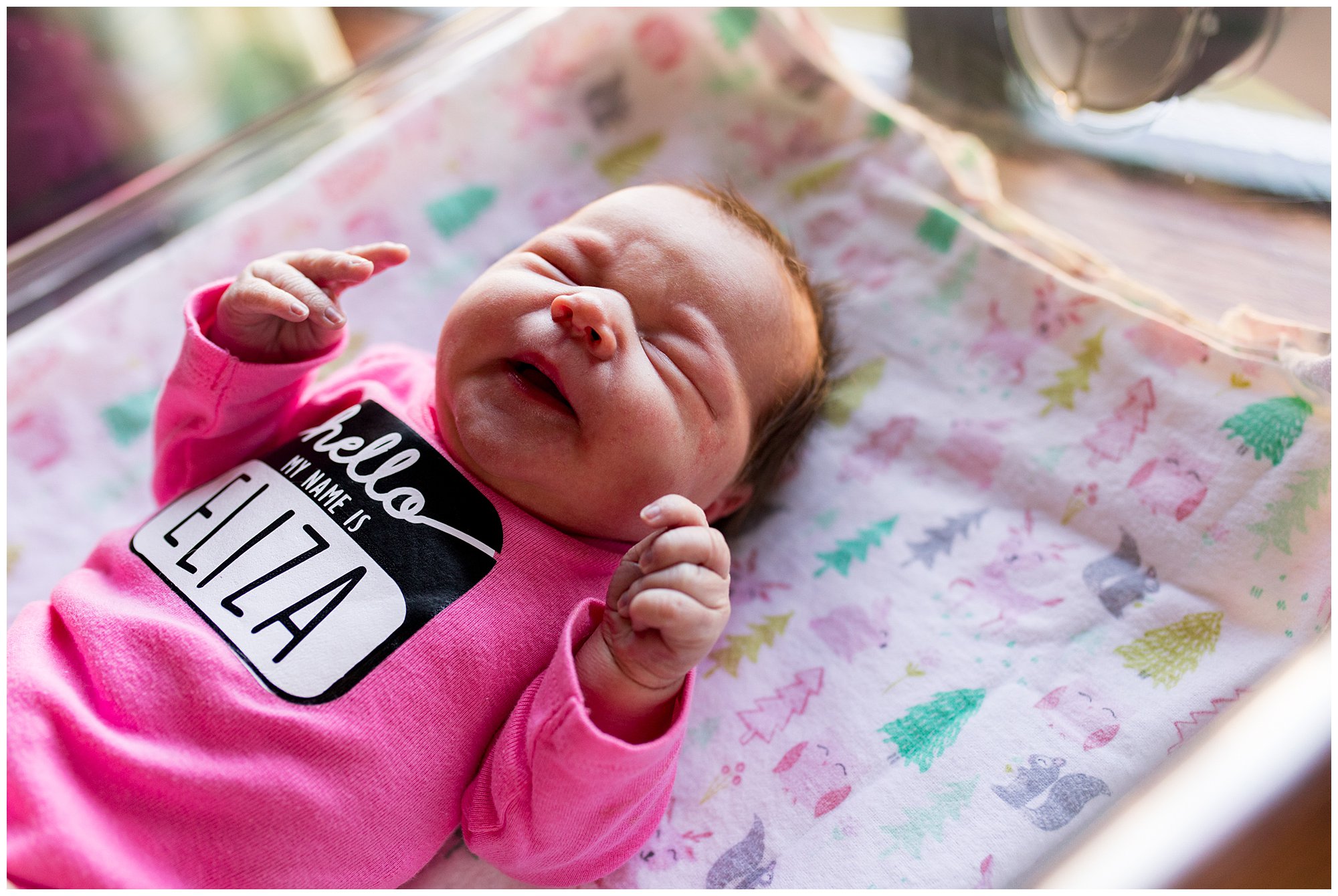 newborn baby during Columbus hospital Fresh 48 session
