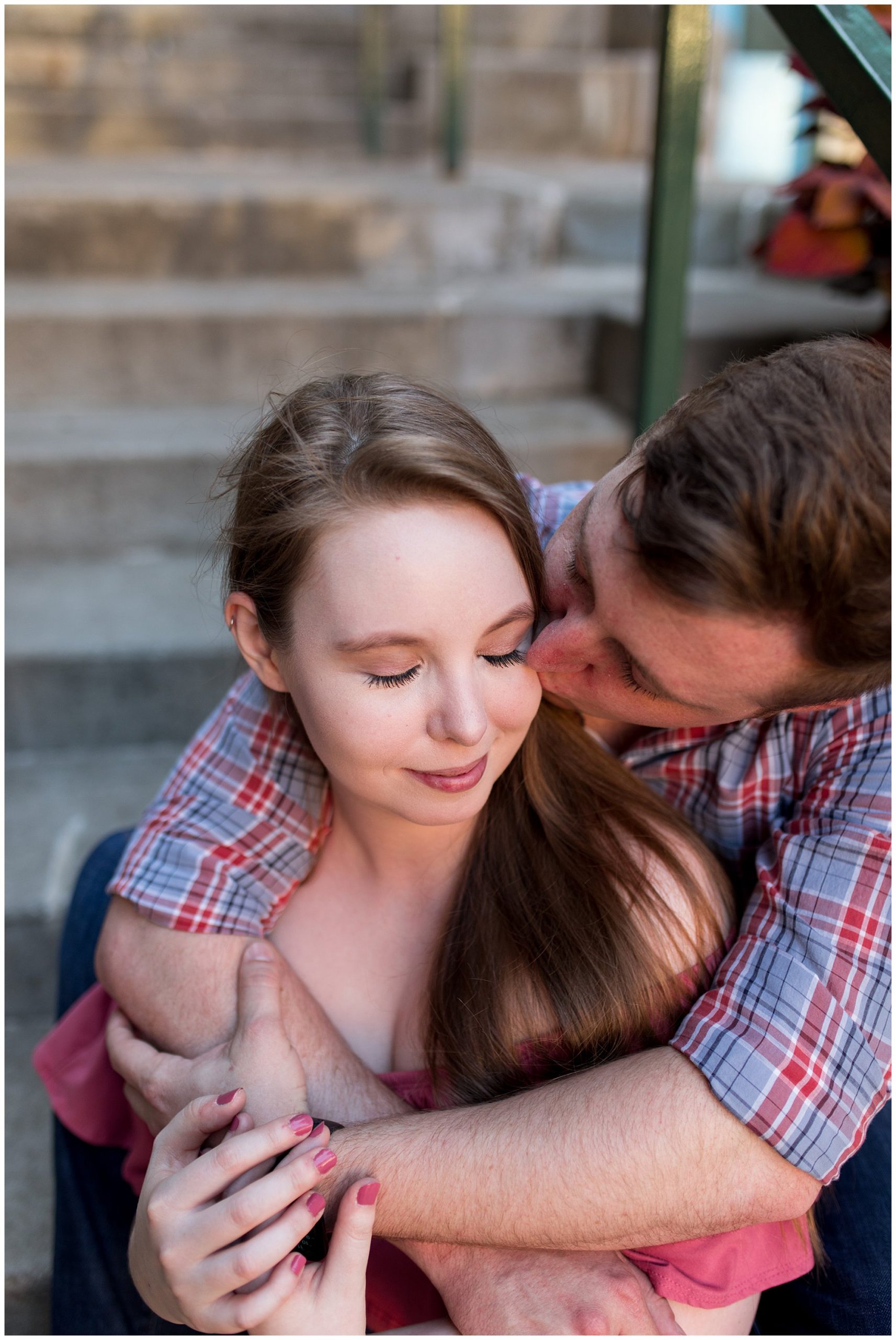 downtown Indianapolis engagement session at White River State Park