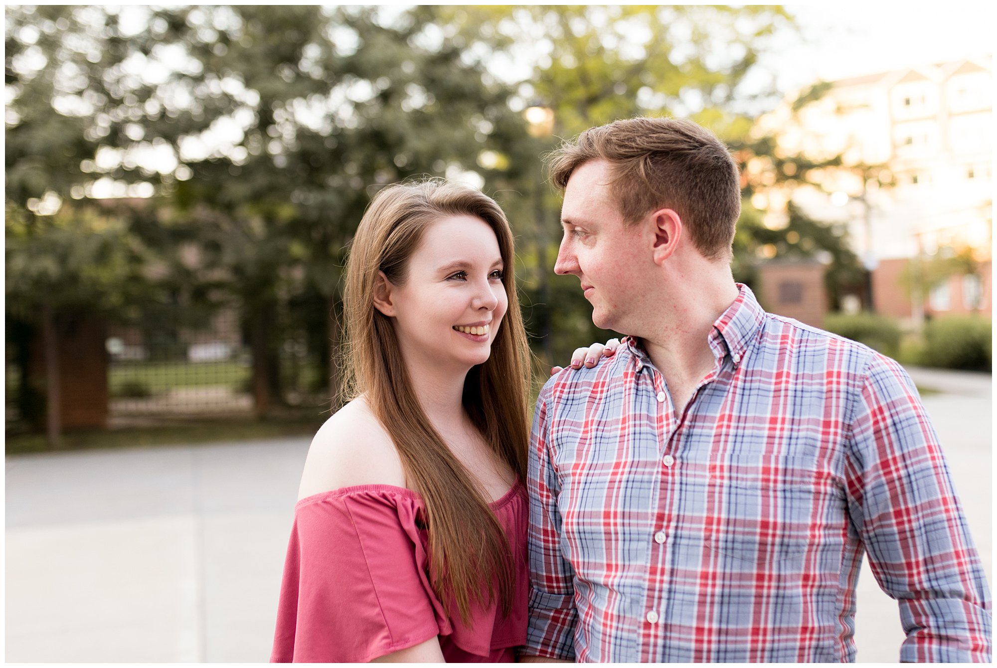 White River Canal engagement session in Indianapolis