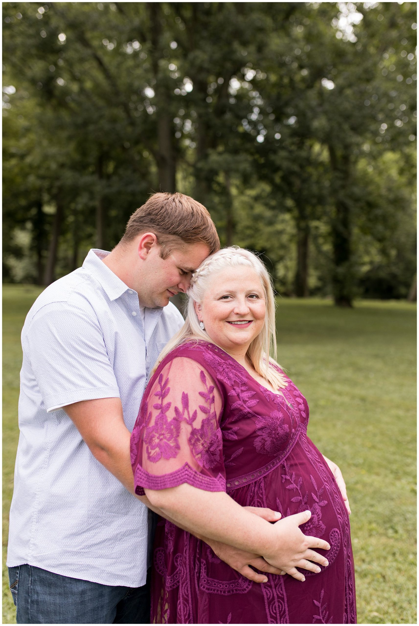 Morrow's Meadow maternity session in Muncie Indiana