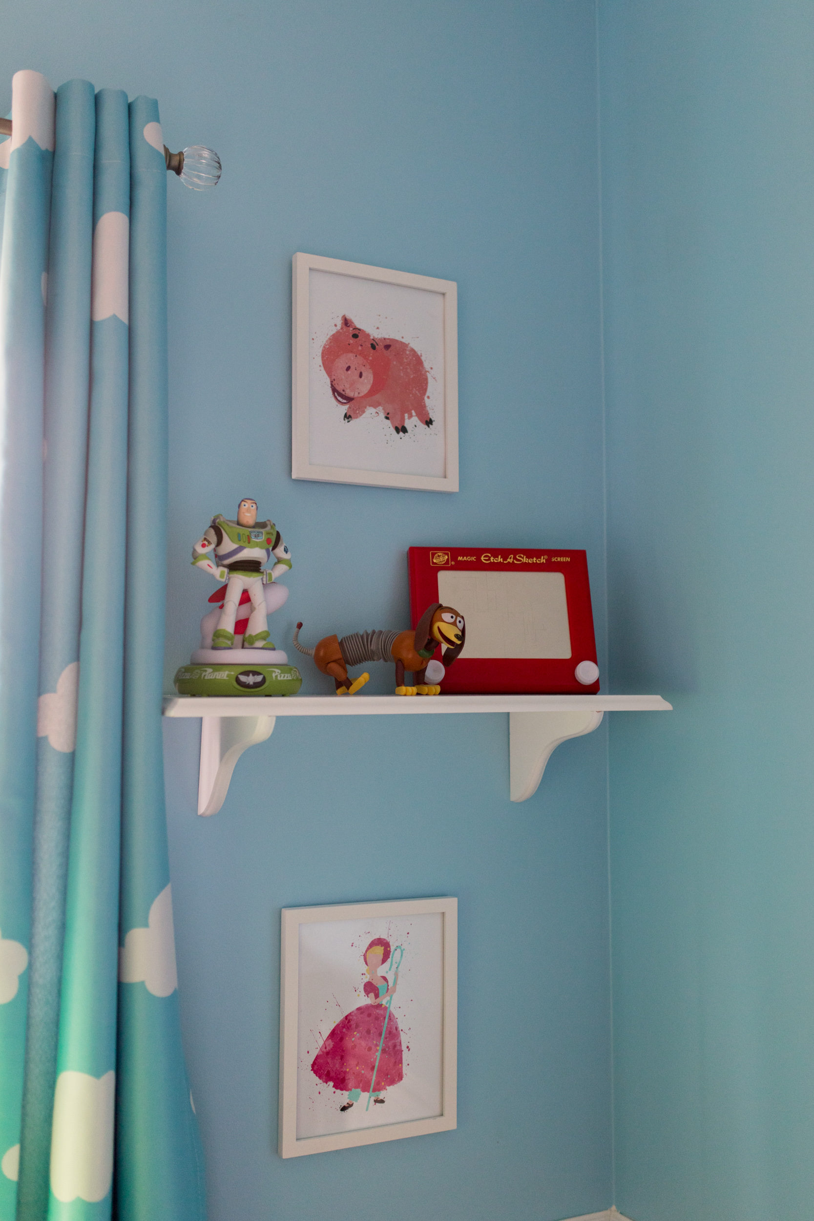 Toy Story themed baby nursery for Kokomo newborn session