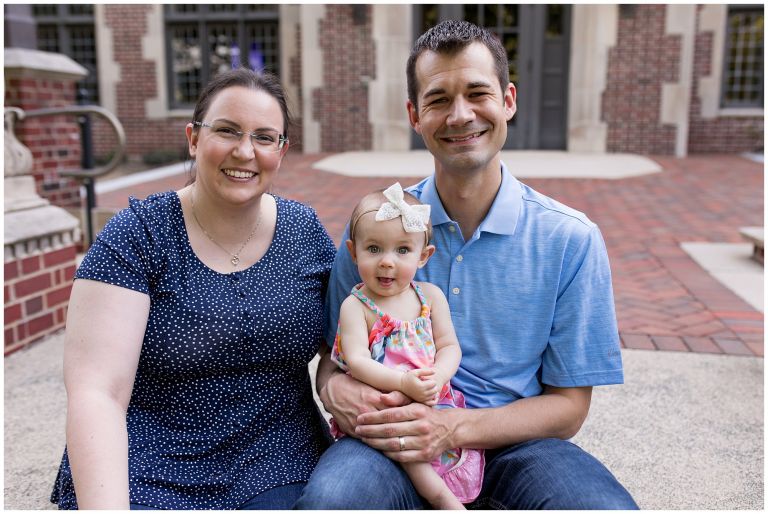 family session at Ball State University in Muncie, Indiana