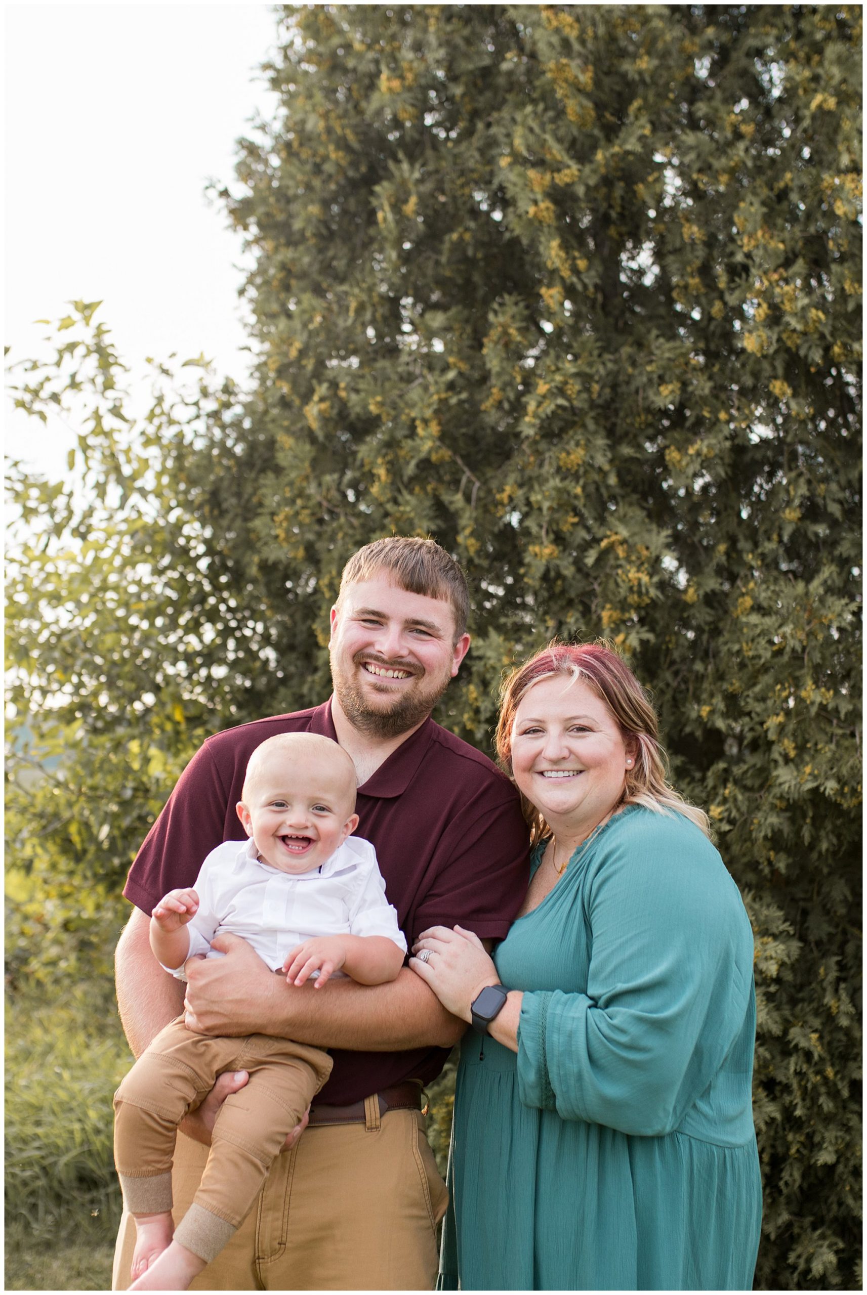 summer family session in Muncie Indiana