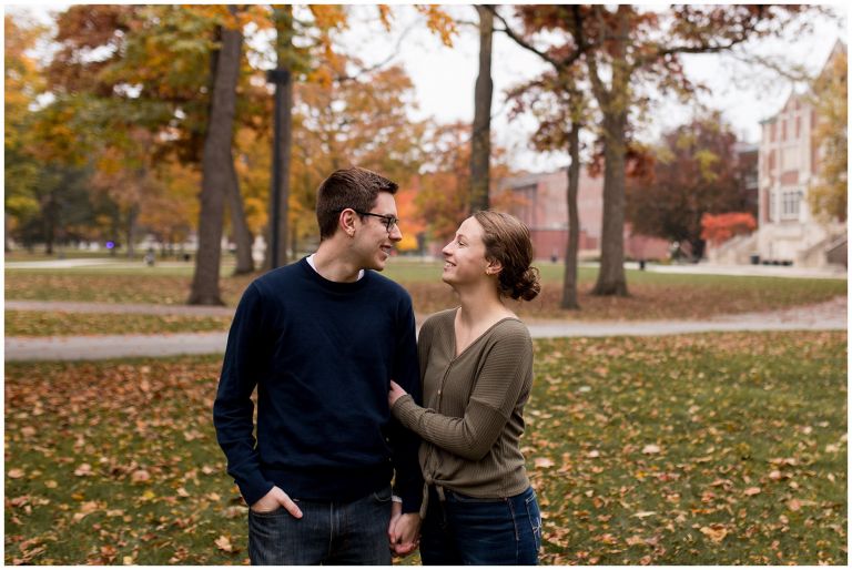 Fall Engagement Session at Ball State University